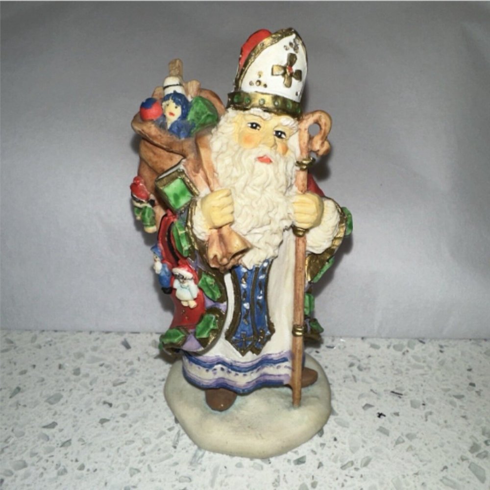 1995 Bronson Collectibles Sinter‎ Klaas from Holland Old World Santa Figurine